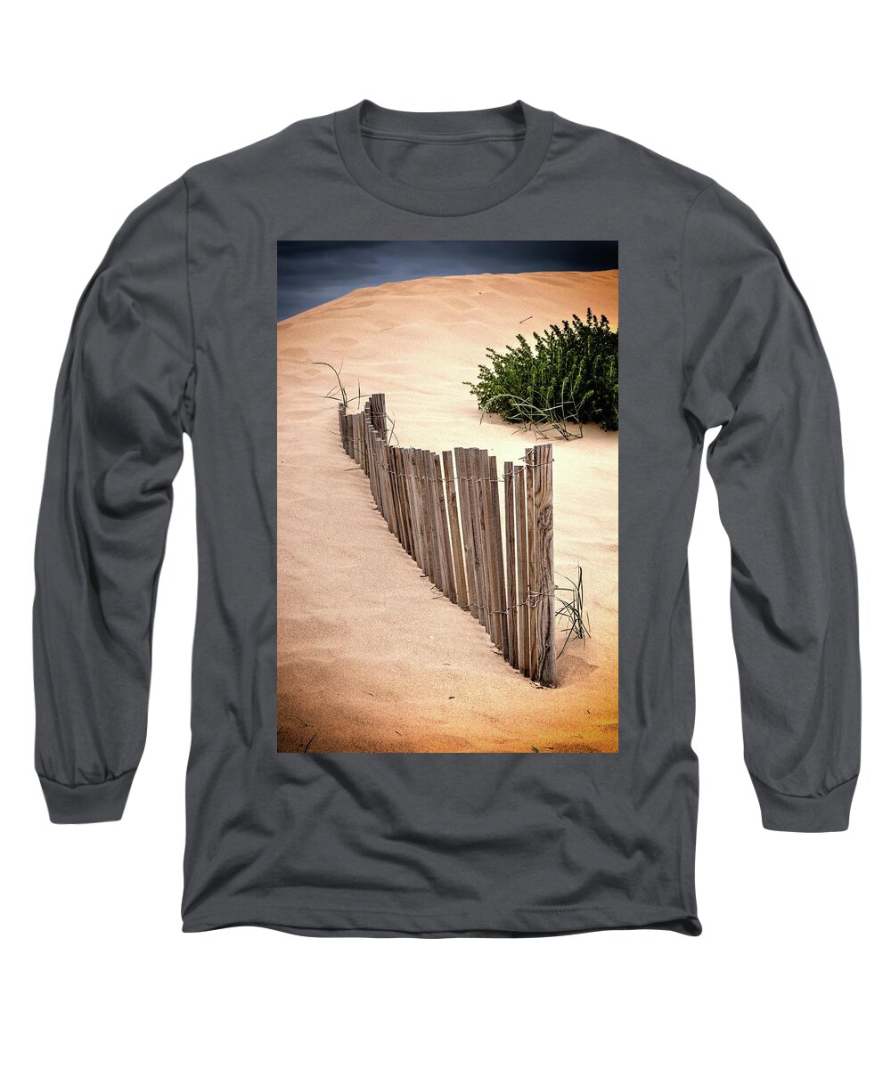 Sand Long Sleeve T-Shirt featuring the photograph A Matter Of Time by Jeff Townsend