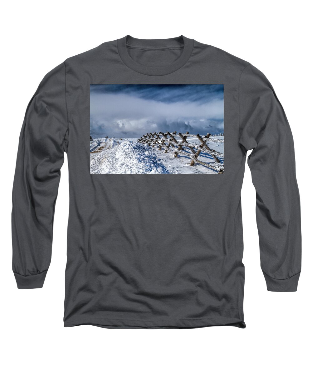 Landscape Long Sleeve T-Shirt featuring the photograph A Road Less Traveled by Alana Thrower