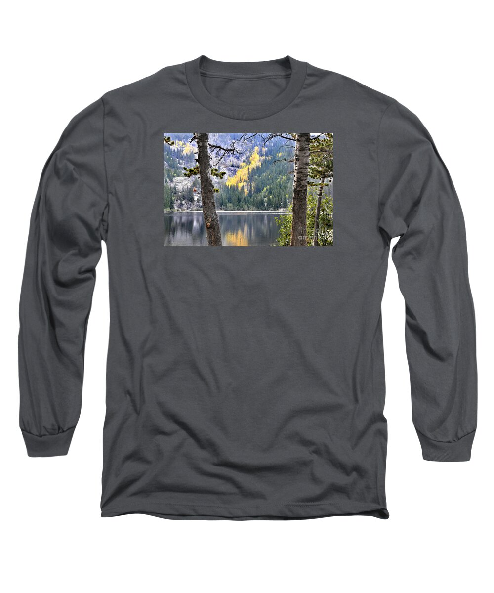 Nature Long Sleeve T-Shirt featuring the photograph A Time for Reflection by Nava Thompson