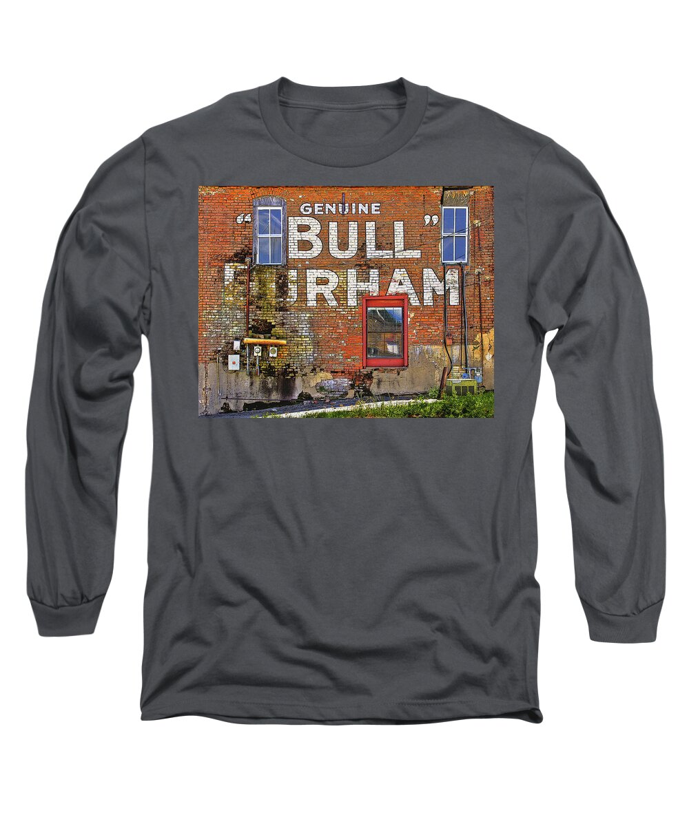 Advertising Long Sleeve T-Shirt featuring the photograph Advertising of the Past by David and Carol Kelly