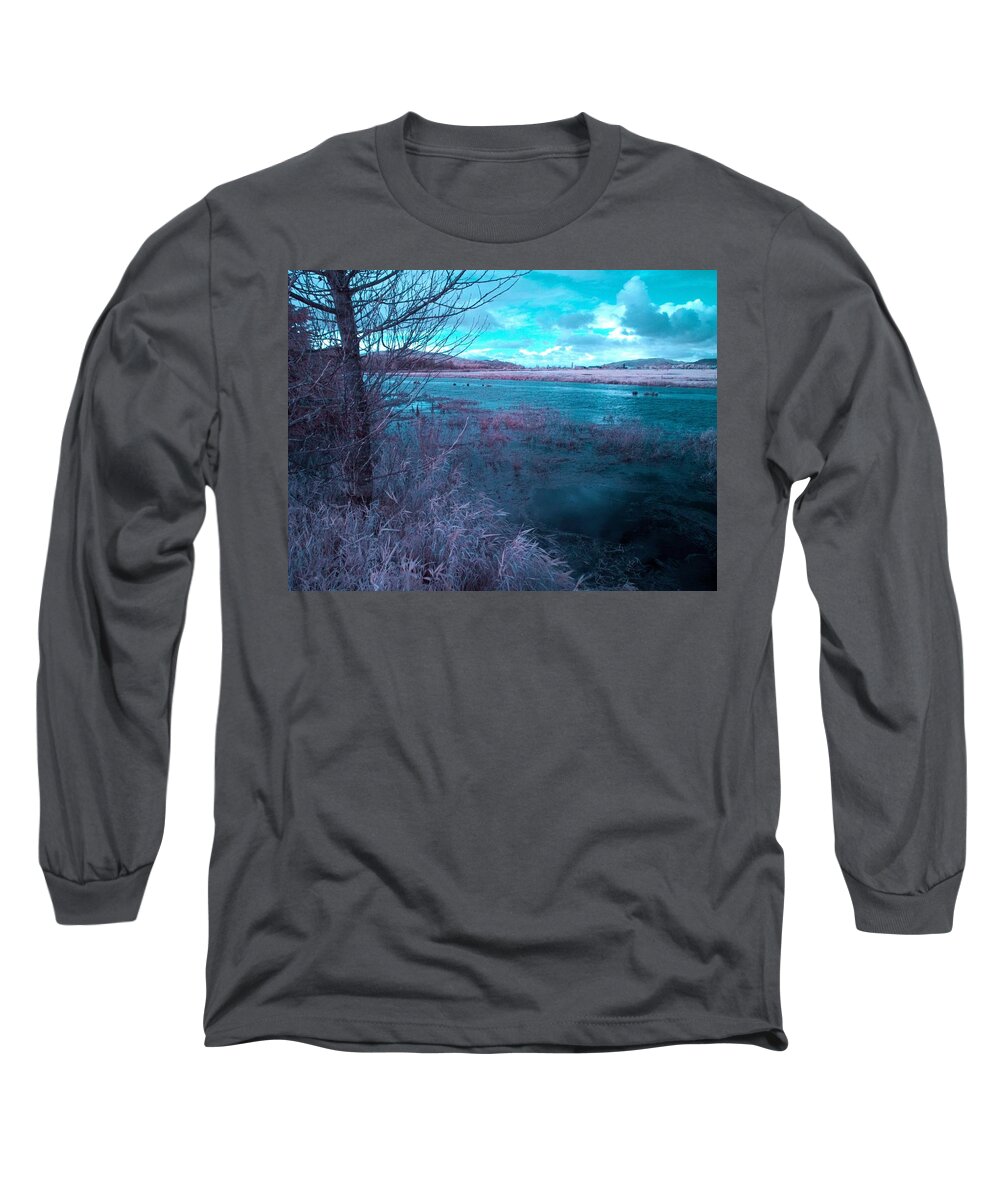 Surreal Long Sleeve T-Shirt featuring the photograph After Storm Surrealism by Chriss Pagani