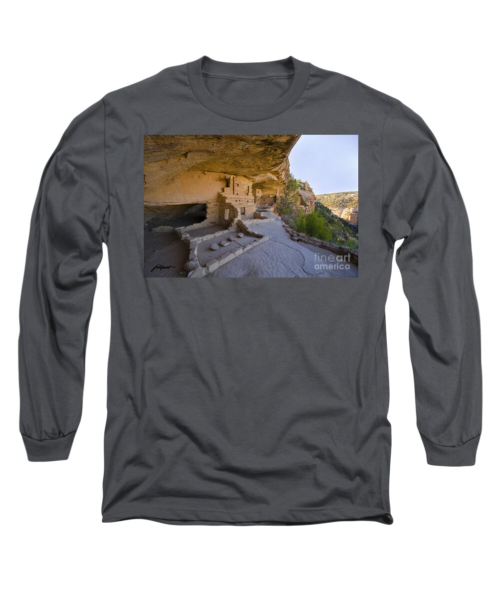 Mesa Verde National Park Long Sleeve T-Shirt featuring the photograph Ancient Kitchen by Bon and Jim Fillpot