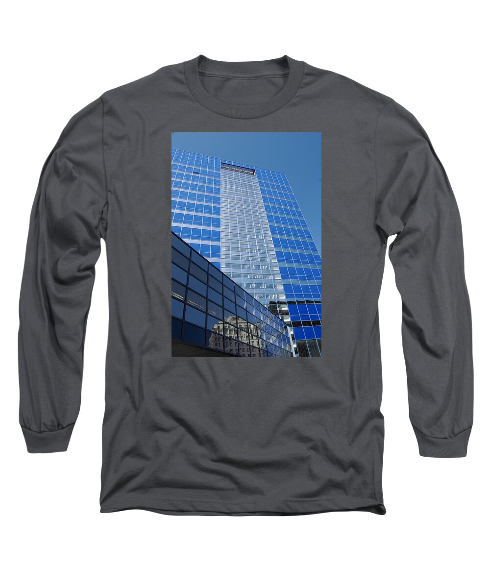 Skyscraper Long Sleeve T-Shirt featuring the photograph Angles by Elvira Butler