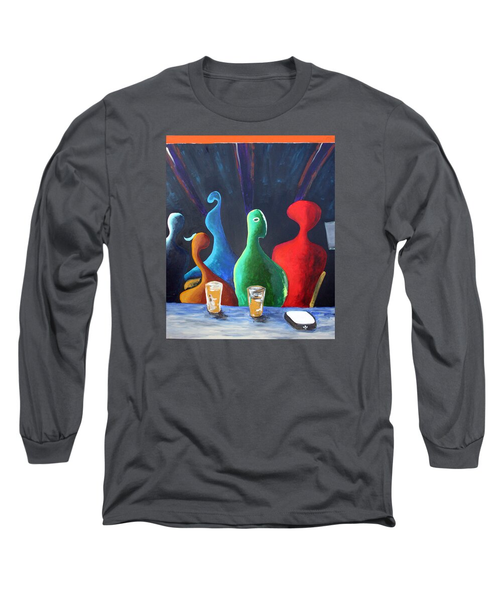 2006 Long Sleeve T-Shirt featuring the painting Annabell's by Will Felix