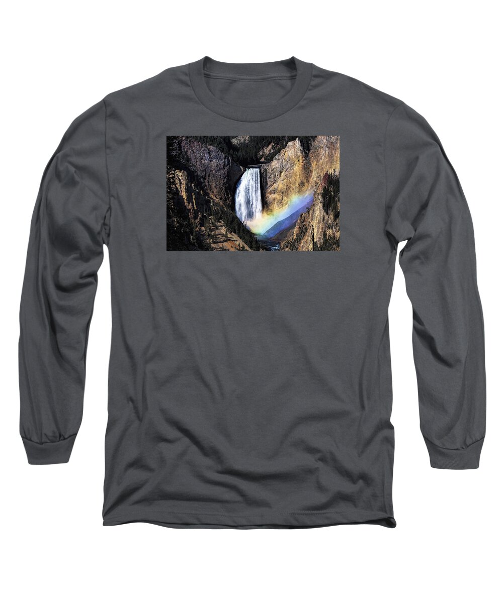 Waterfall Long Sleeve T-Shirt featuring the photograph Artist Point by Deborah Penland