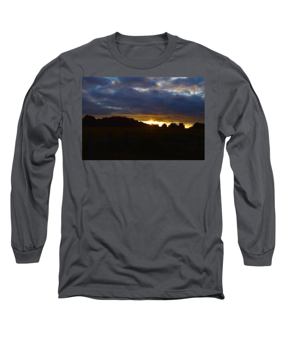 At First Light Long Sleeve T-Shirt featuring the photograph At First Light by Warren Thompson