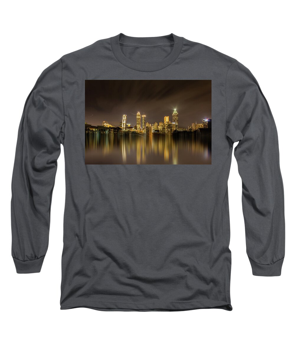 Atlanta Long Sleeve T-Shirt featuring the photograph Atlanta Reflection by Kenny Thomas