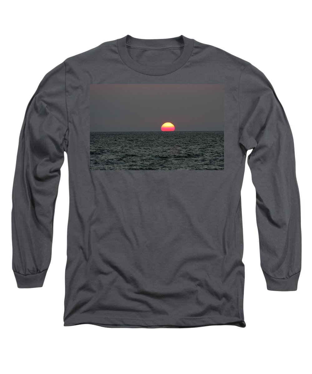 Atlantic Long Sleeve T-Shirt featuring the photograph Atlantic Sunrise by Allan Levin
