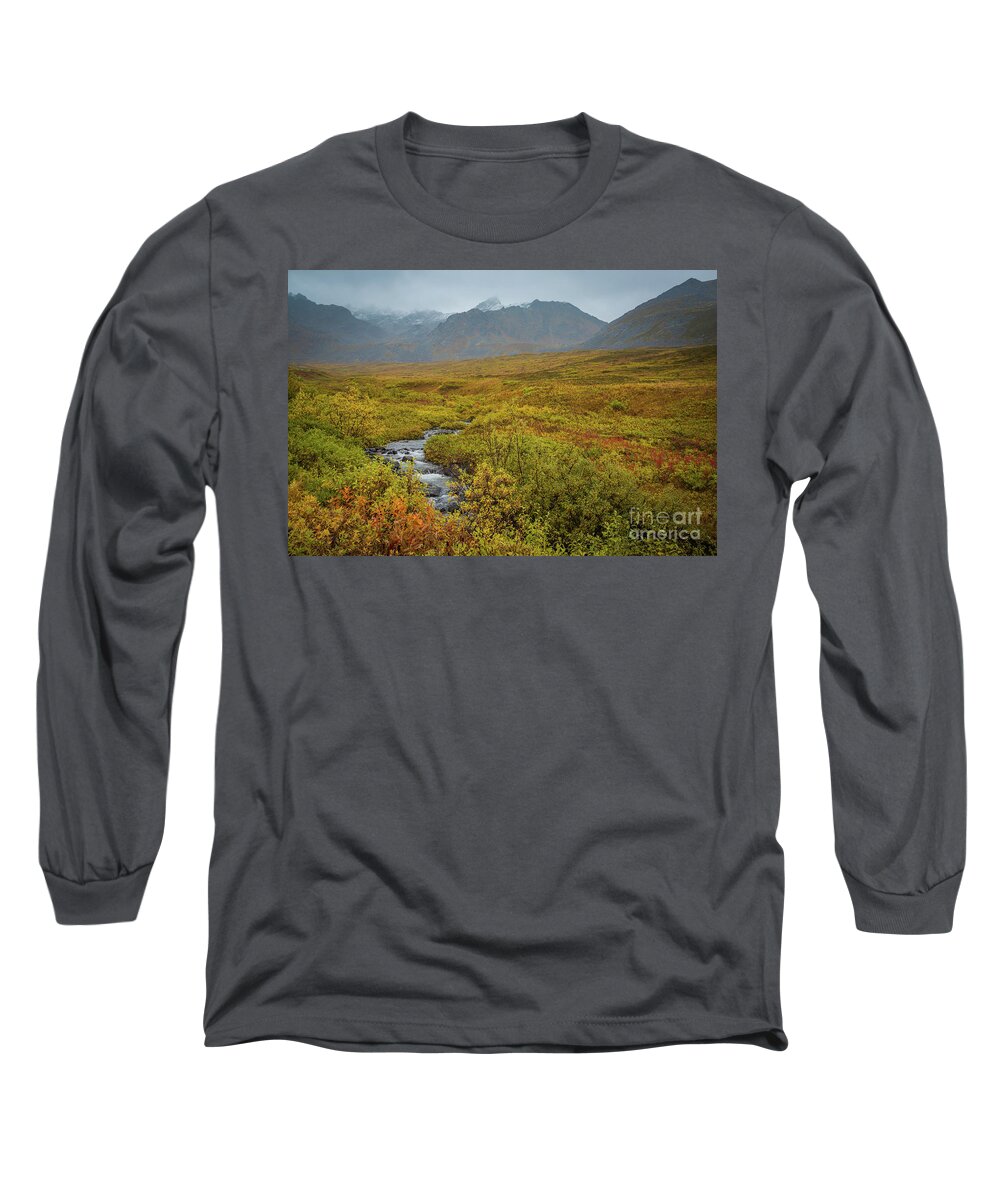 Autumn Long Sleeve T-Shirt featuring the photograph Autumn at Hatcher Pass by Eva Lechner