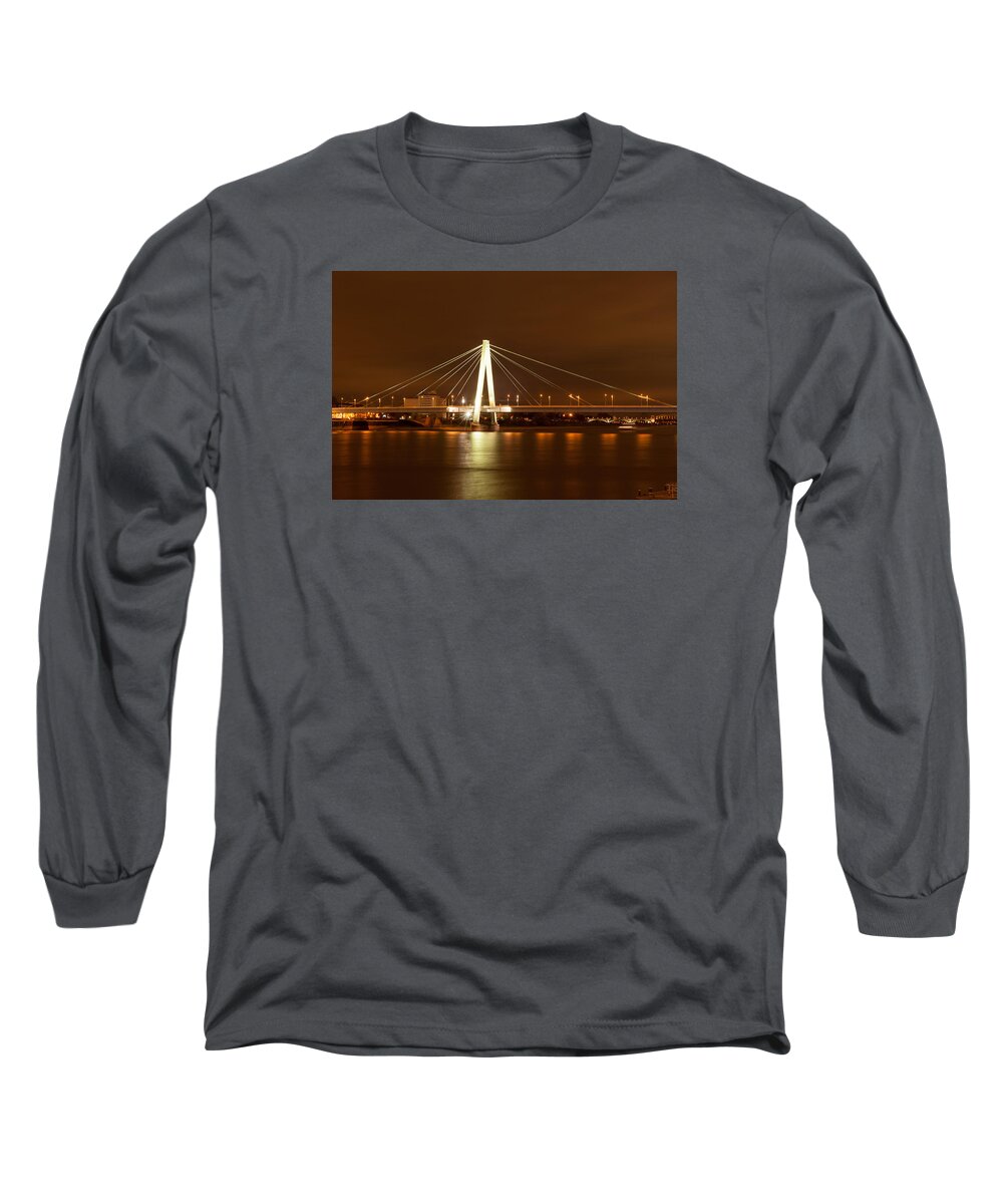 Cologne Long Sleeve T-Shirt featuring the photograph Autumn in Cologne by Miguel Winterpacht