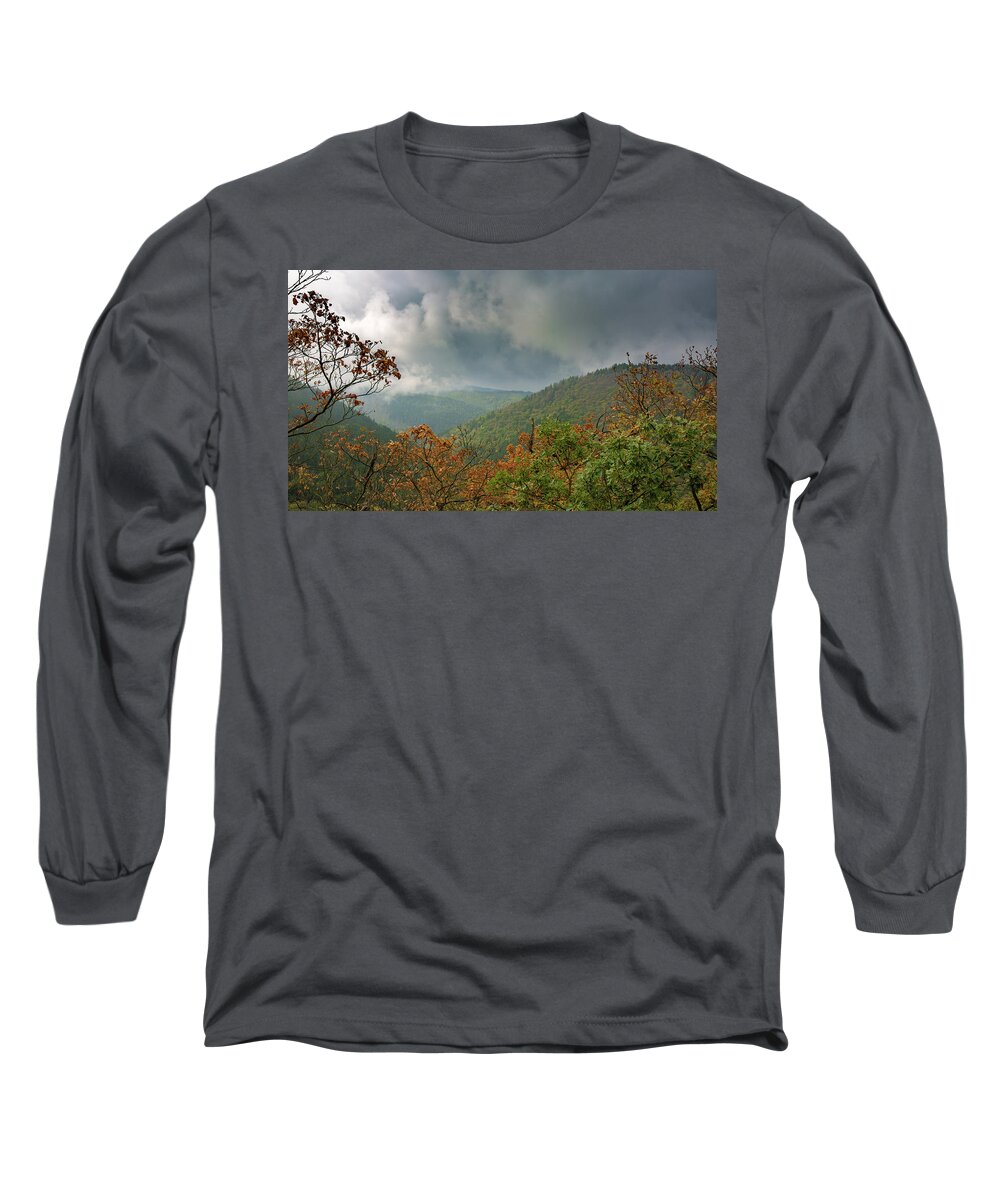 Iautumn Long Sleeve T-Shirt featuring the photograph Autumn in the Ilsetal, Harz by Andreas Levi