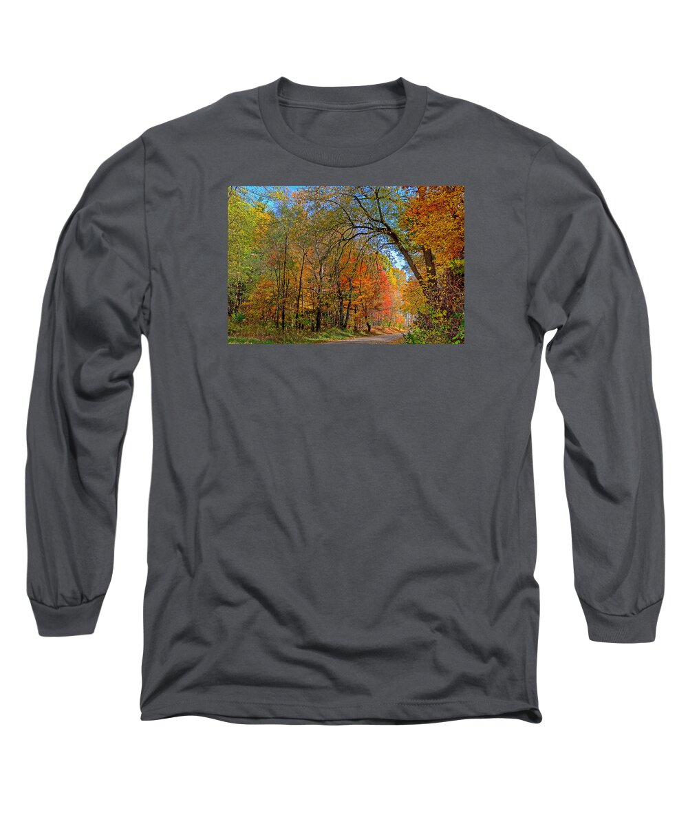 Autumn Long Sleeve T-Shirt featuring the photograph Autumn Light by Rodney Campbell