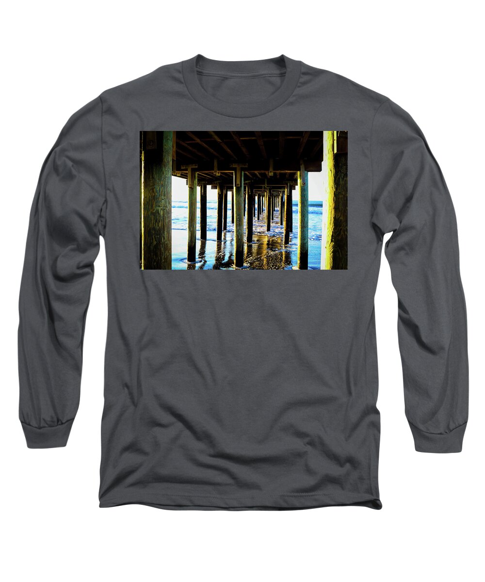 Avila Beach Long Sleeve T-Shirt featuring the photograph Avila Pier by Dr Janine Williams