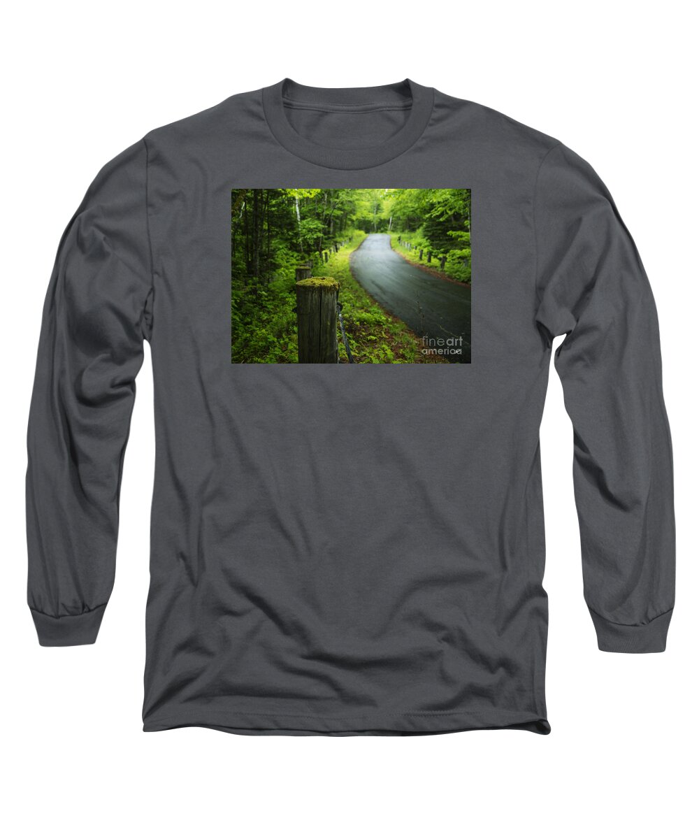 Road Long Sleeve T-Shirt featuring the photograph Back Road by Alana Ranney