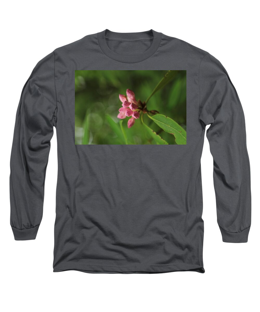 Budding Flower Long Sleeve T-Shirt featuring the photograph Beautiful budding flower by Karen Ruhl