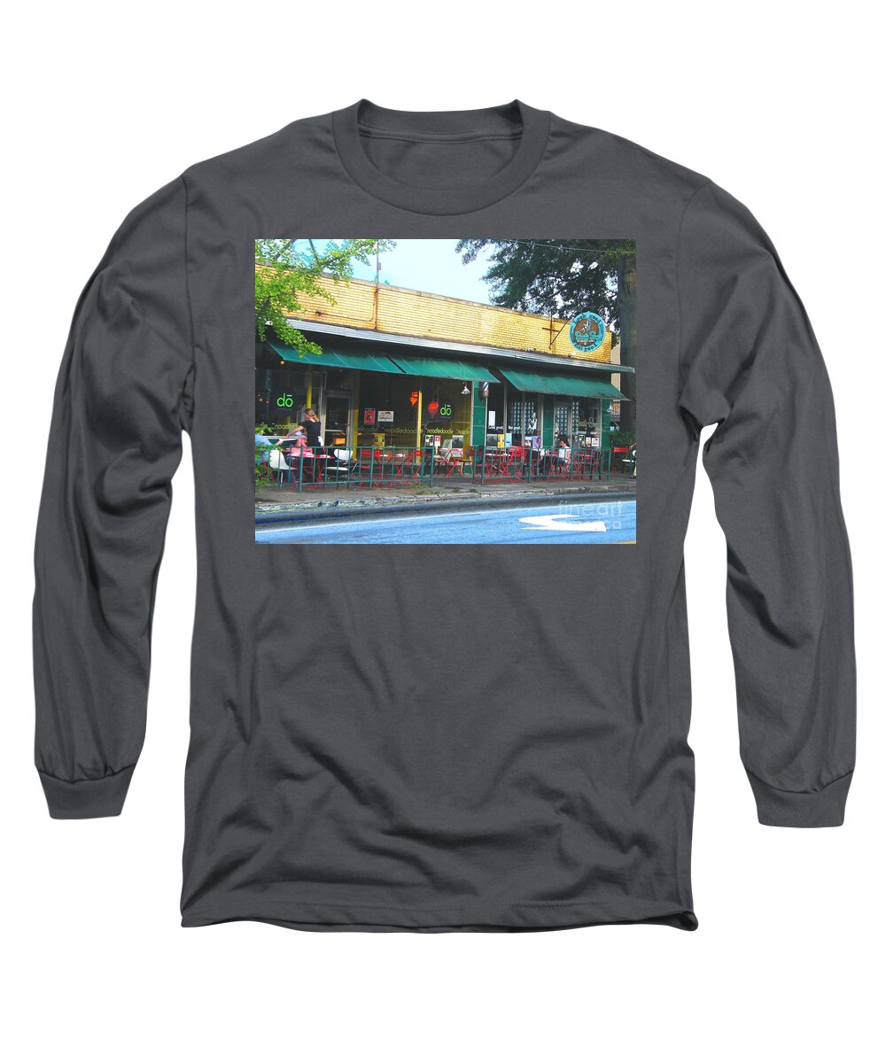 Restaurant Long Sleeve T-Shirt featuring the photograph Beauty Shop and Do Cooper Young Memphis by Lizi Beard-Ward