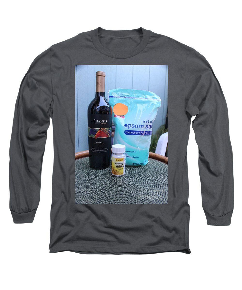 Bottle Long Sleeve T-Shirt featuring the photograph Before During and After by Marie Neder