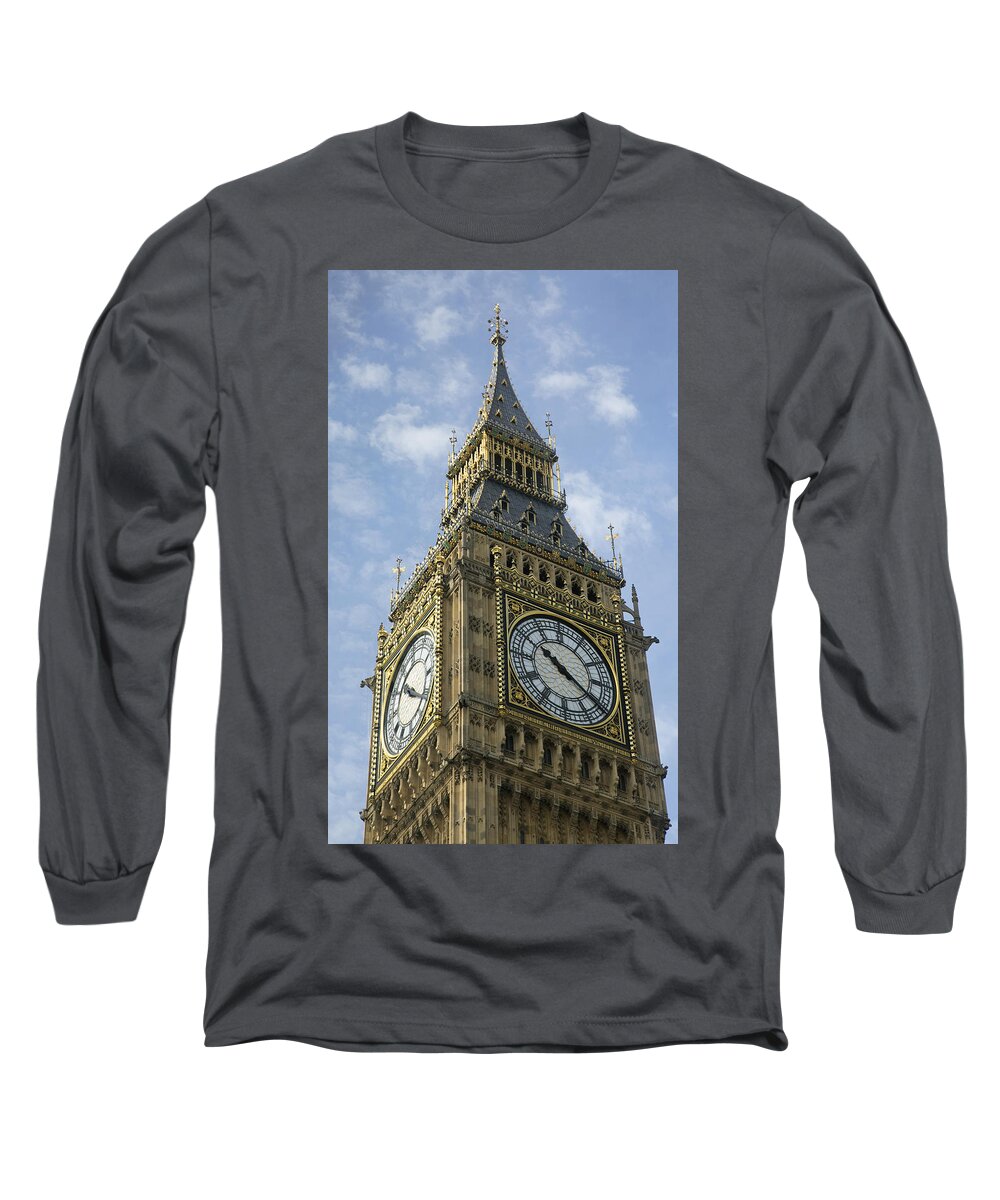 Big Ben Long Sleeve T-Shirt featuring the photograph Big Ben by Elvira Butler
