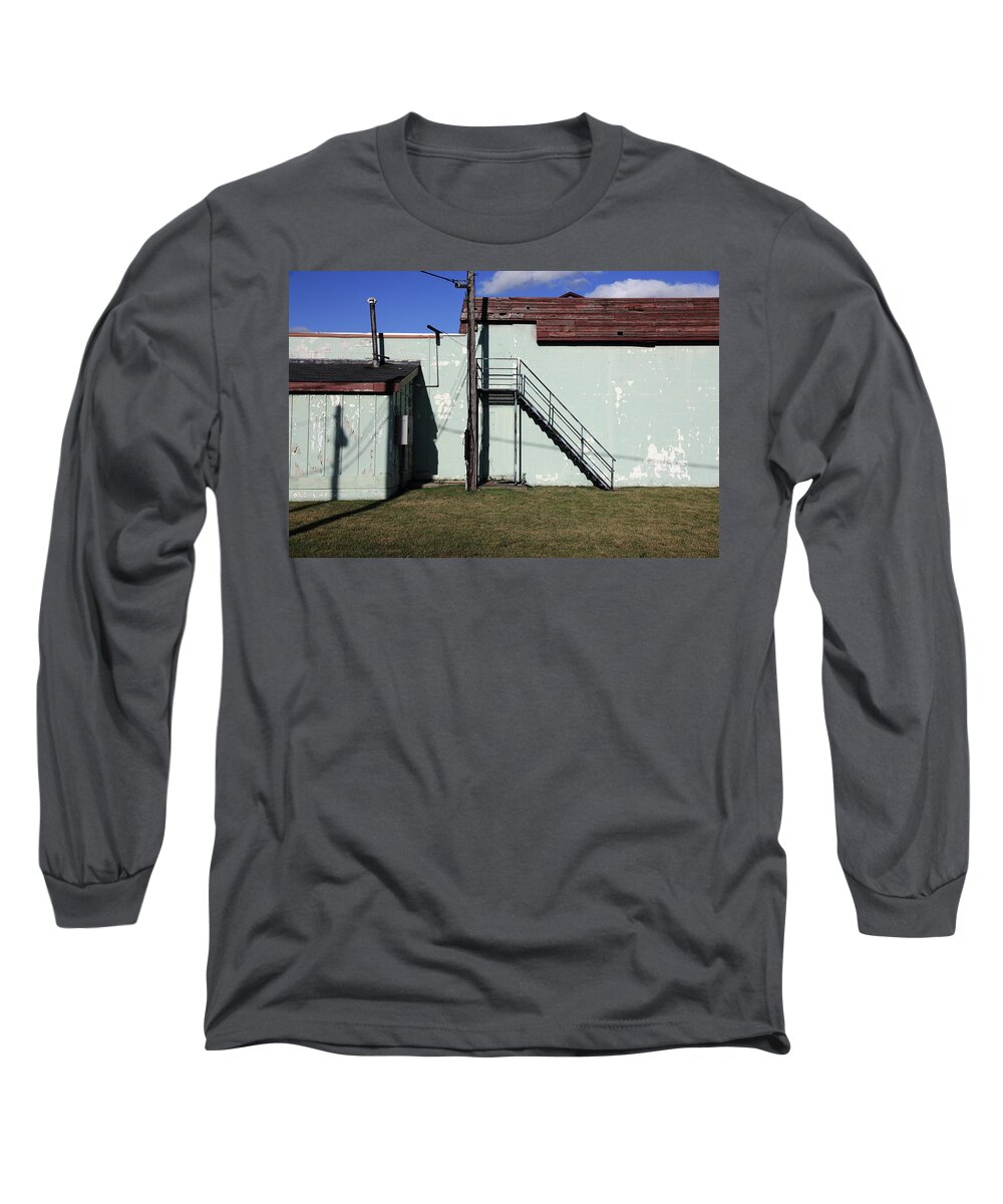 Suburban Long Sleeve T-Shirt featuring the photograph big in the 80s III by Kreddible Trout