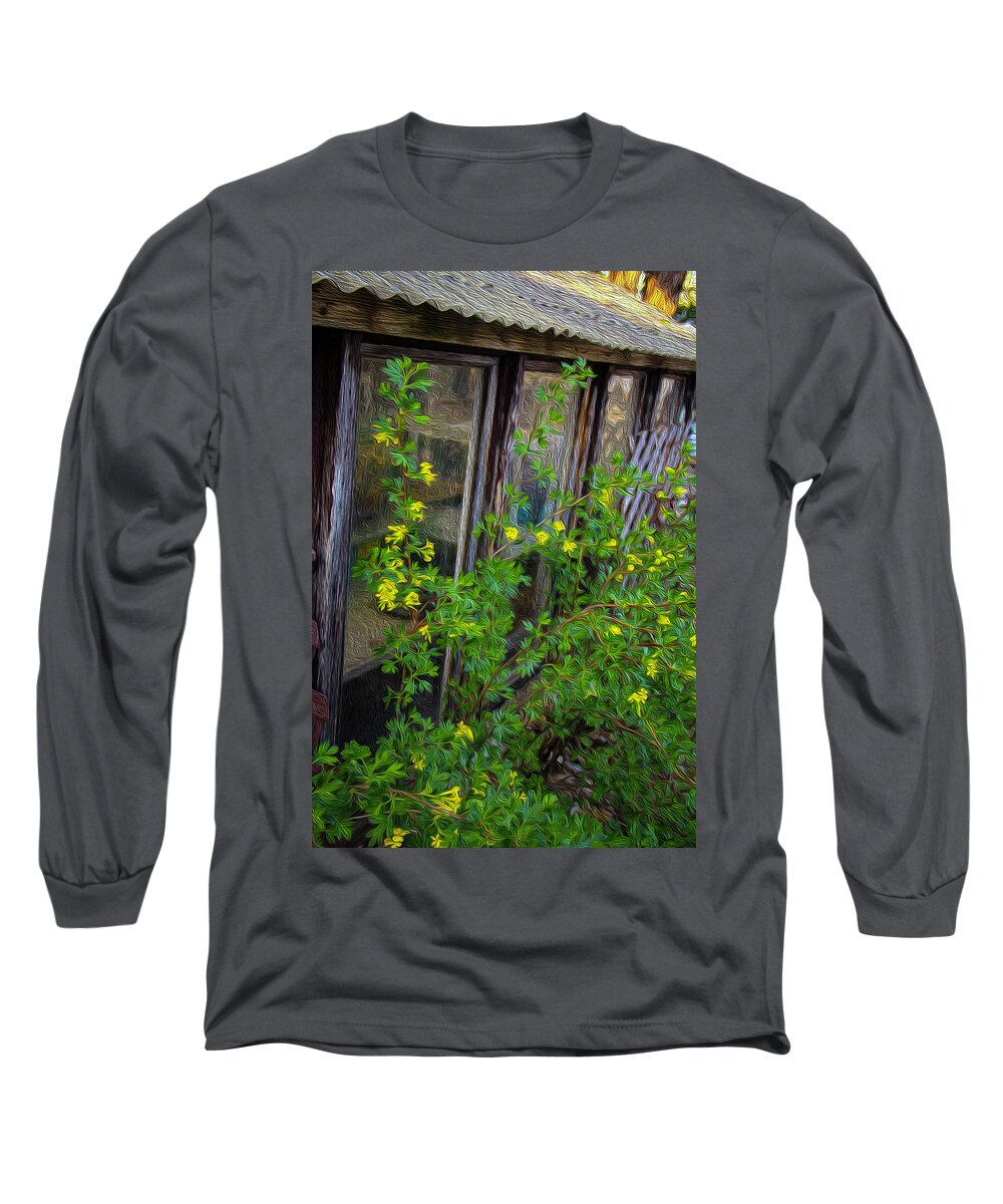 Antique Long Sleeve T-Shirt featuring the painting Blessed With Currents by Michael Gross
