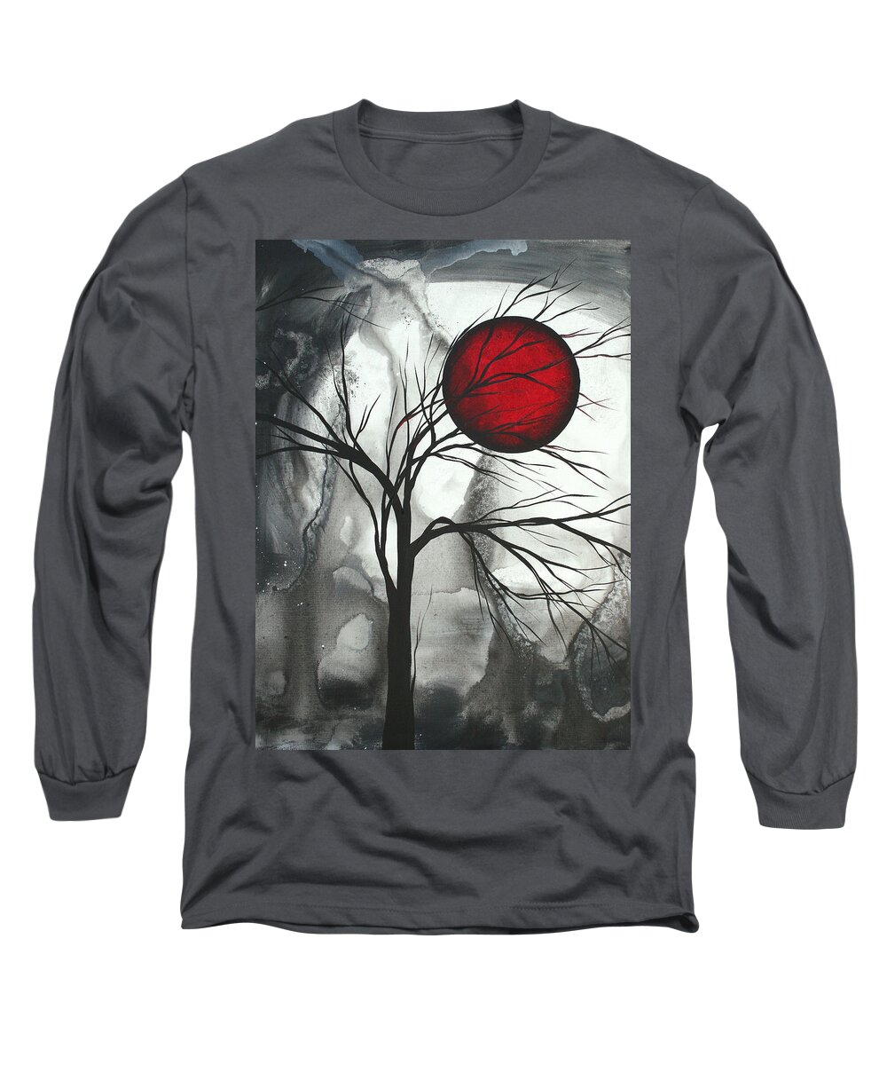 Huge Long Sleeve T-Shirt featuring the painting Blood of the Moon 2 by MADART by Megan Aroon