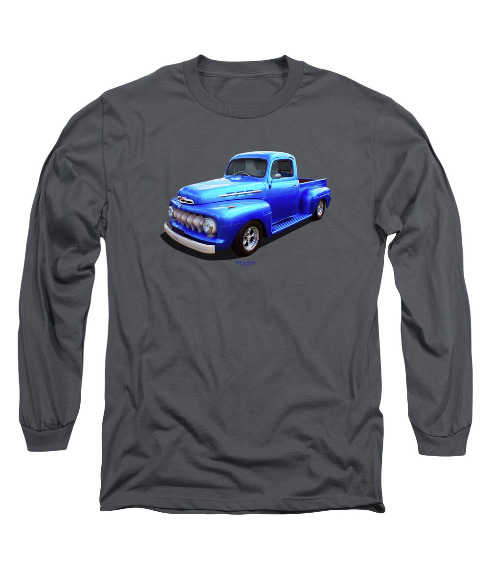 Ford Long Sleeve T-Shirt featuring the photograph Blue F1 by Keith Hawley