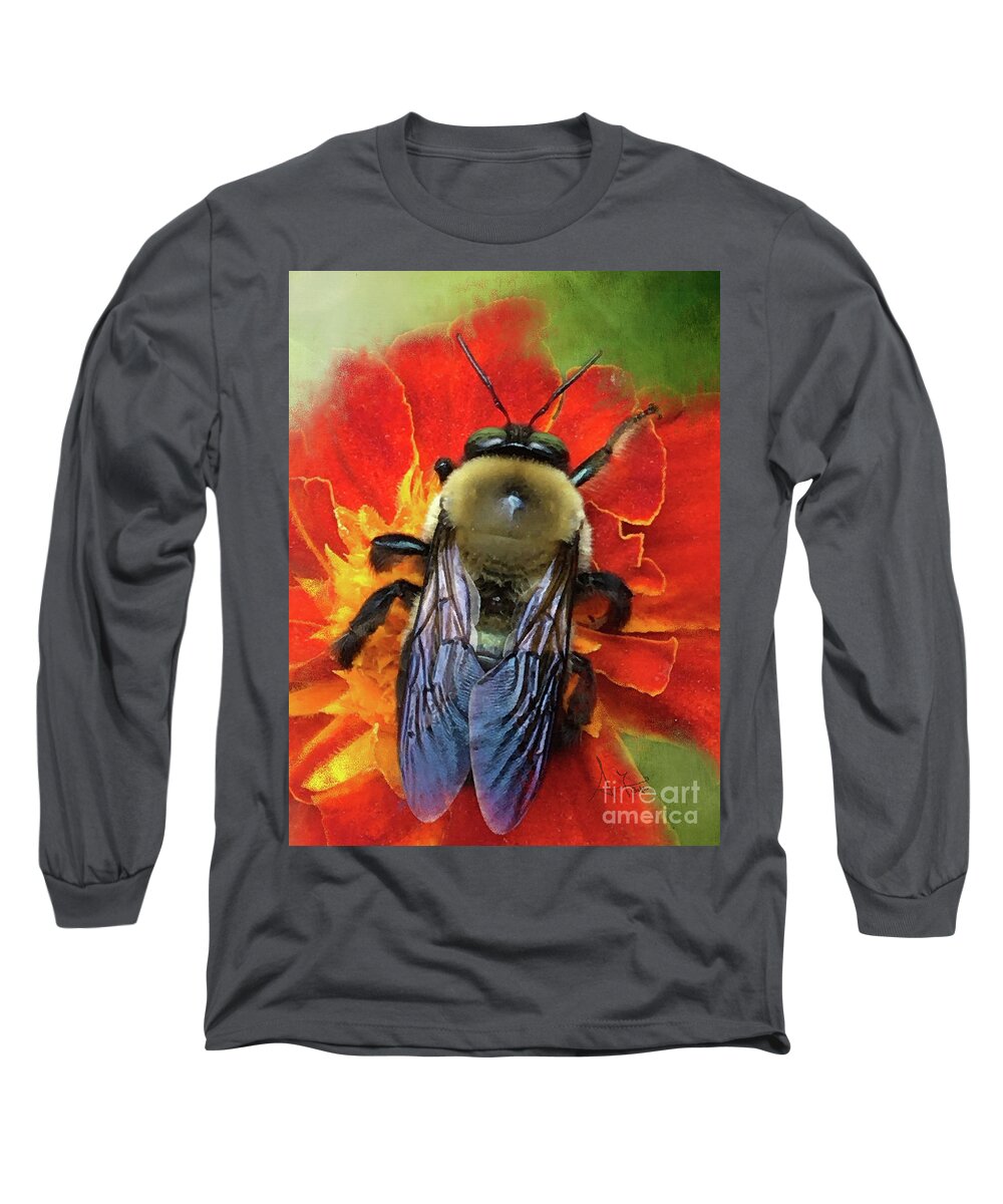 Bold And Beautiful Long Sleeve T-Shirt featuring the photograph Bold and Beeautiful by Anita Faye