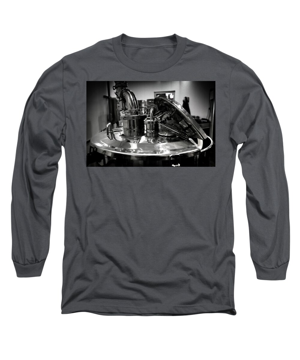 Brewing Tank Long Sleeve T-Shirt featuring the photograph Brewing Tank by David Patterson