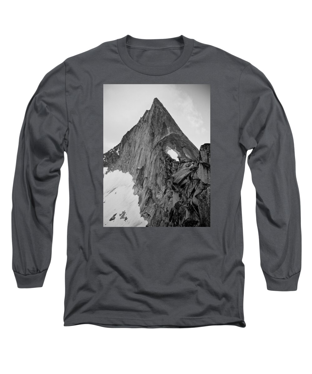 Spire Long Sleeve T-Shirt featuring the photograph Bugaboo Spire by Jedediah Hohf