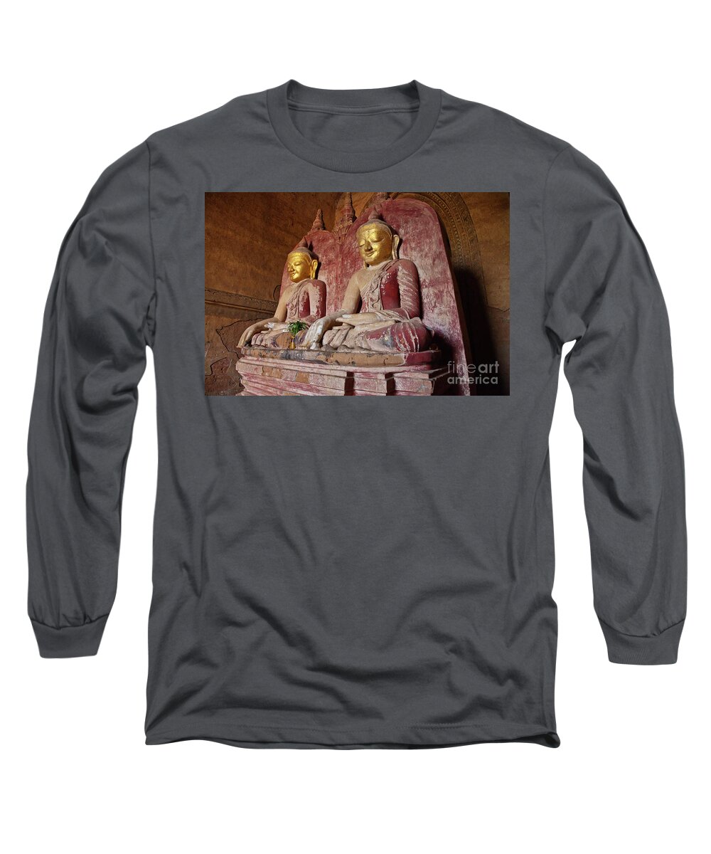 Locations Long Sleeve T-Shirt featuring the photograph Burma_d2104 by Craig Lovell