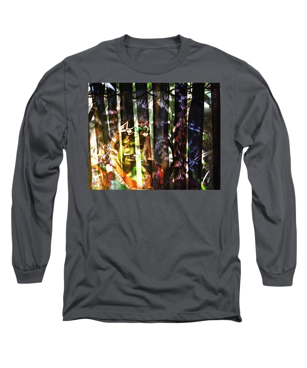 Cage Long Sleeve T-Shirt featuring the photograph Caged by Camille Lopez