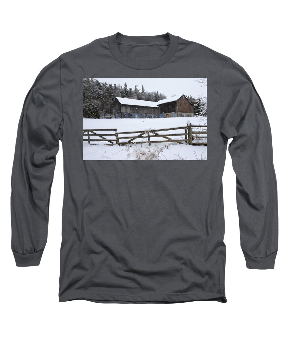 Gary Hall Long Sleeve T-Shirt featuring the photograph Caledon Farm by Gary Hall