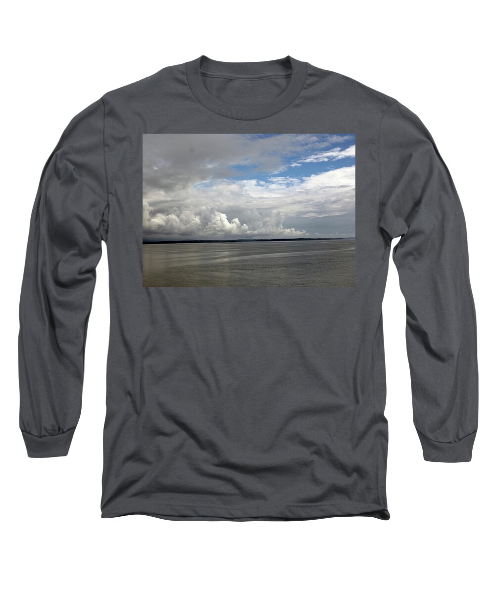 Ocean Sea Long Sleeve T-Shirt featuring the photograph Calm Sea by Paul Ross