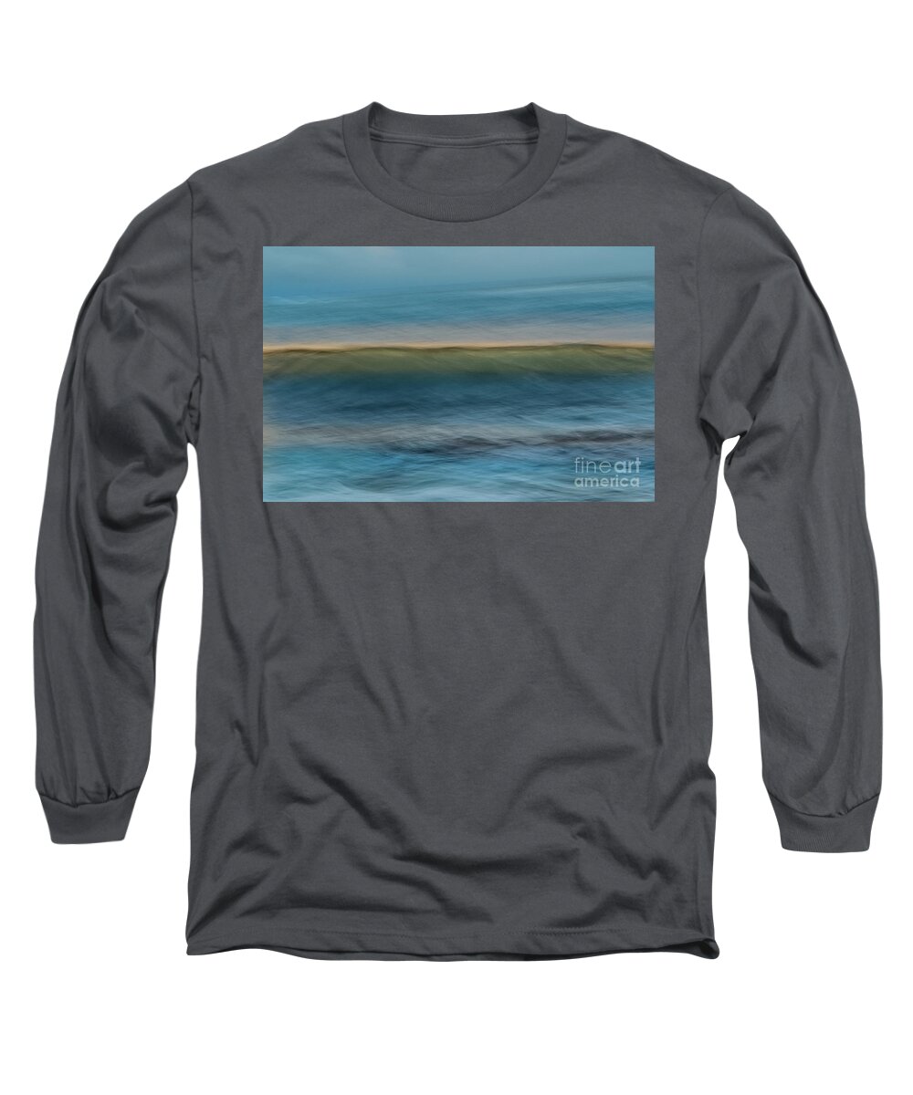 North Shore Long Sleeve T-Shirt featuring the photograph Calming Blue by Patti Schulze