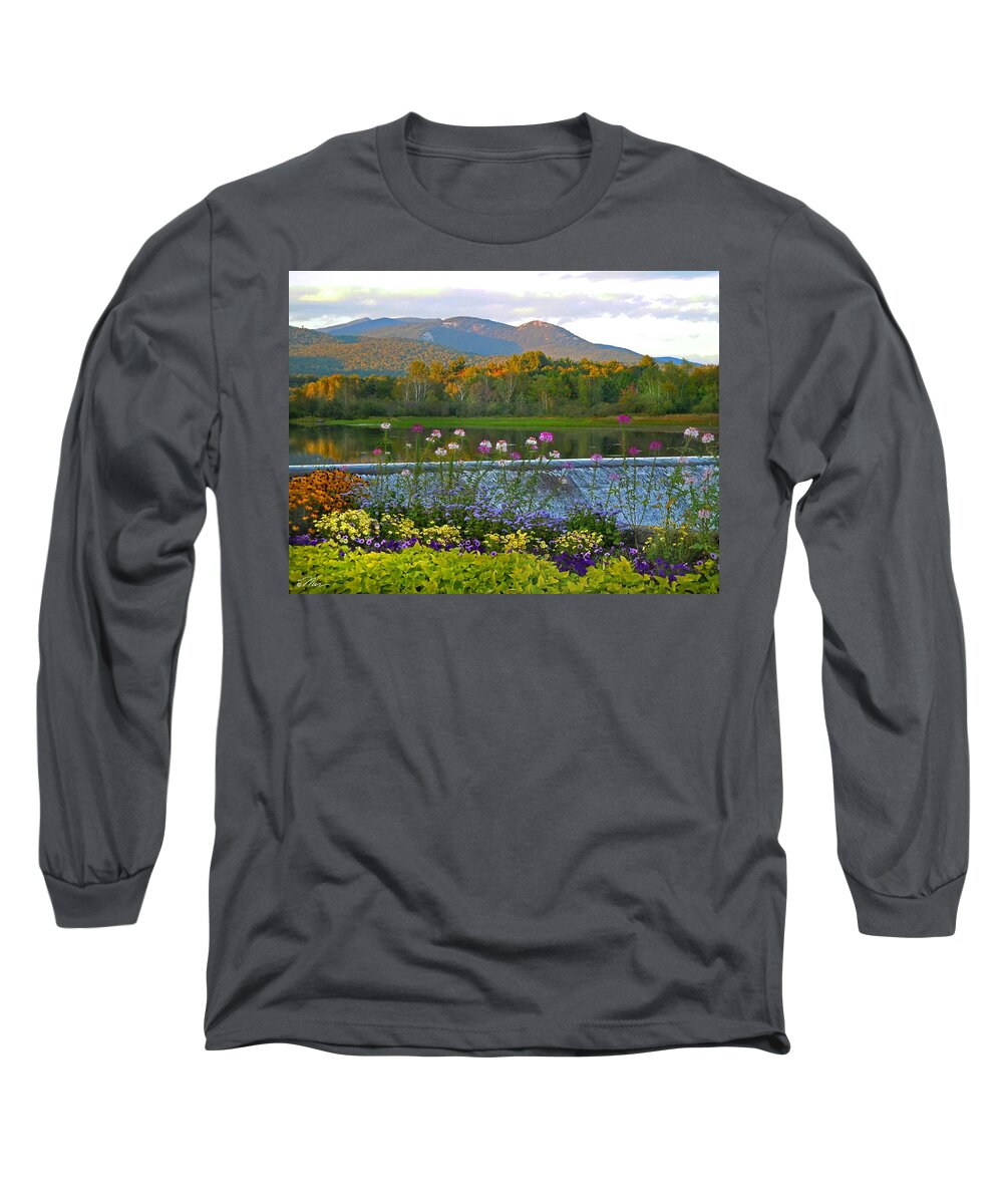 White Mountains Long Sleeve T-Shirt featuring the photograph Campton Pond Campton New Hampshire by Nancy Griswold