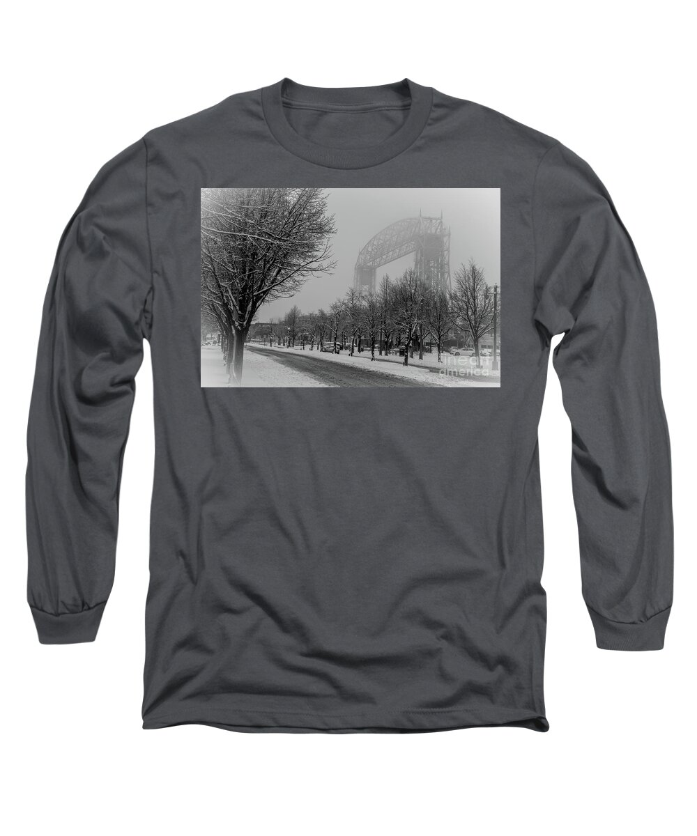 Canal Park Long Sleeve T-Shirt featuring the photograph Canal Park by CJ Benson