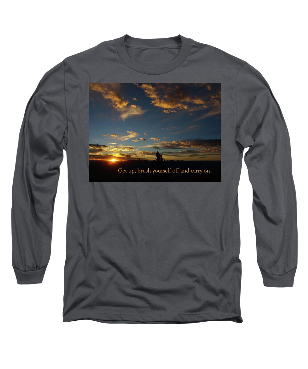 Sunrise Long Sleeve T-Shirt featuring the photograph Carry On Sunrise by DeeLon Merritt