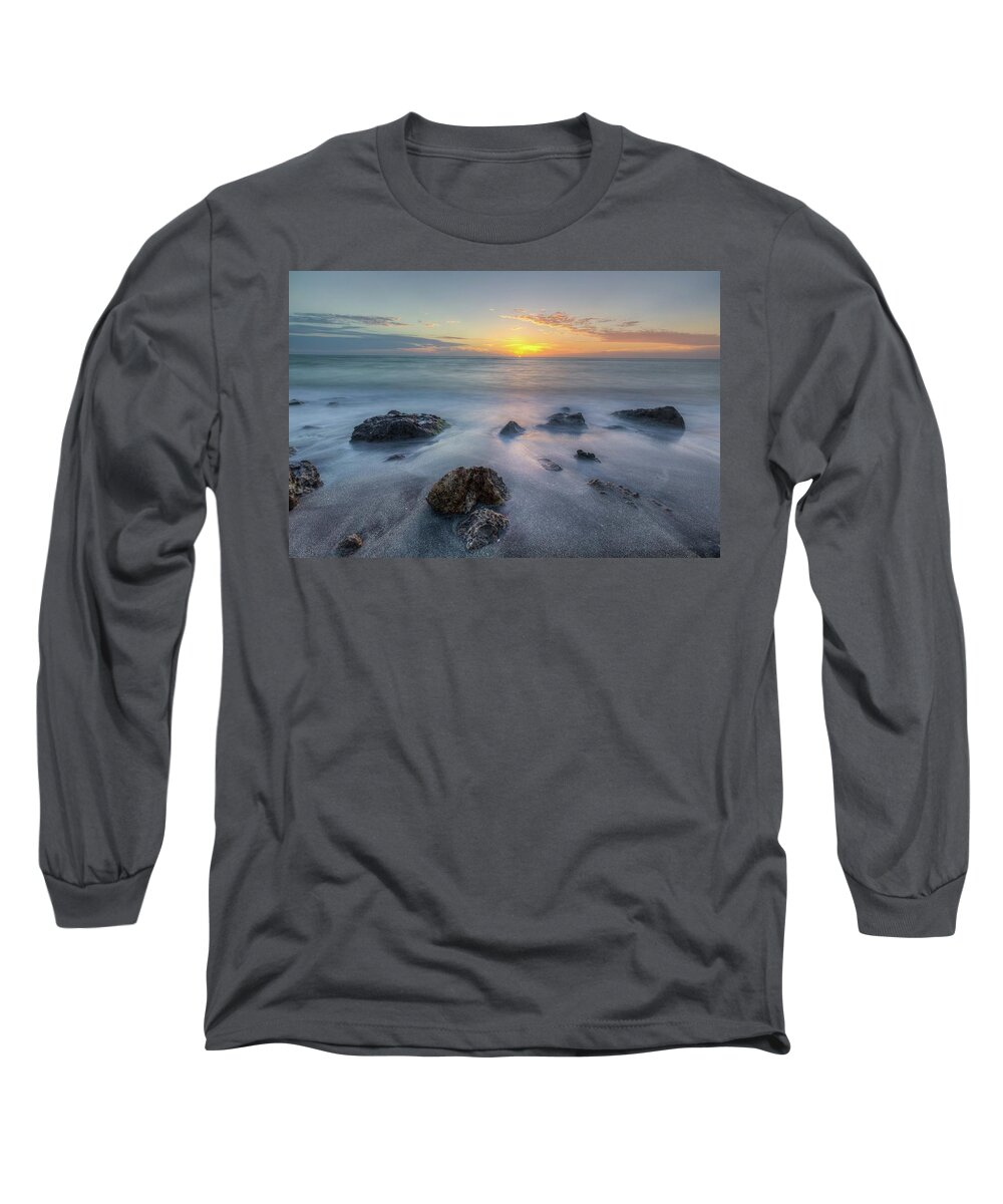 Florida Long Sleeve T-Shirt featuring the photograph Casperson Beach Sunset by Paul Schultz