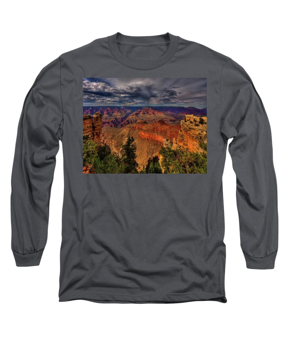Grand Canyon Long Sleeve T-Shirt featuring the photograph Center Stage by Beth Sargent
