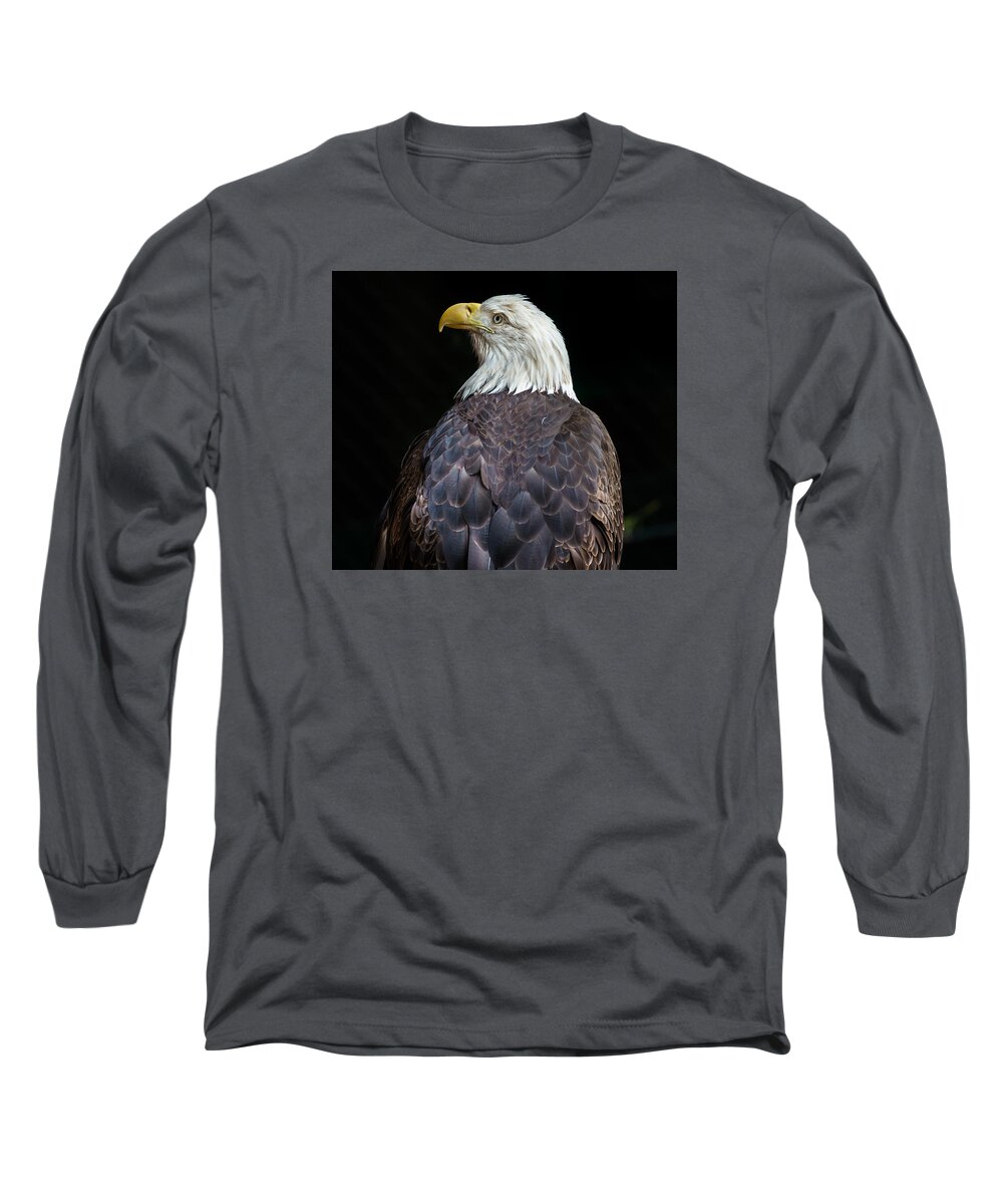 Bald Eagle Long Sleeve T-Shirt featuring the photograph Cheyenne the Eagle by Greg Nyquist