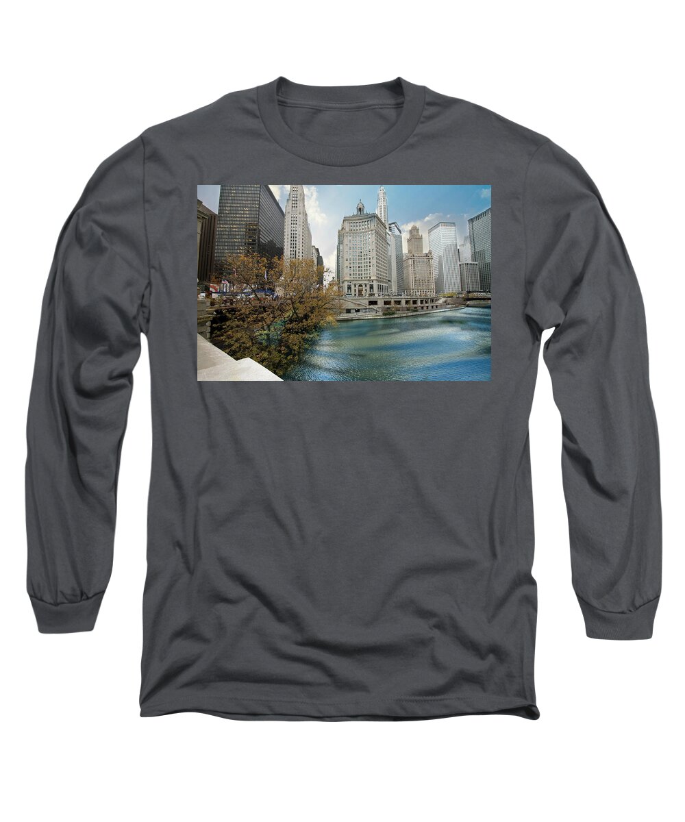 Chicago Long Sleeve T-Shirt featuring the photograph Chicago by Jackson Pearson