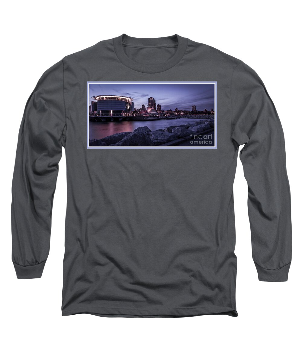 Blue Long Sleeve T-Shirt featuring the photograph City Limits by Deborah Klubertanz
