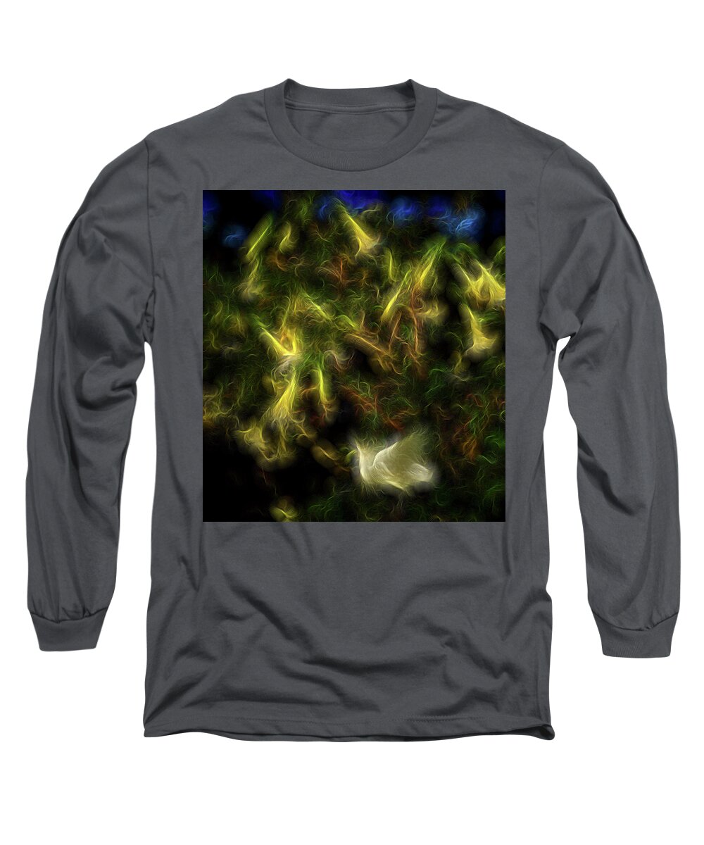 Abstract Long Sleeve T-Shirt featuring the digital art Clarion Call by William Horden