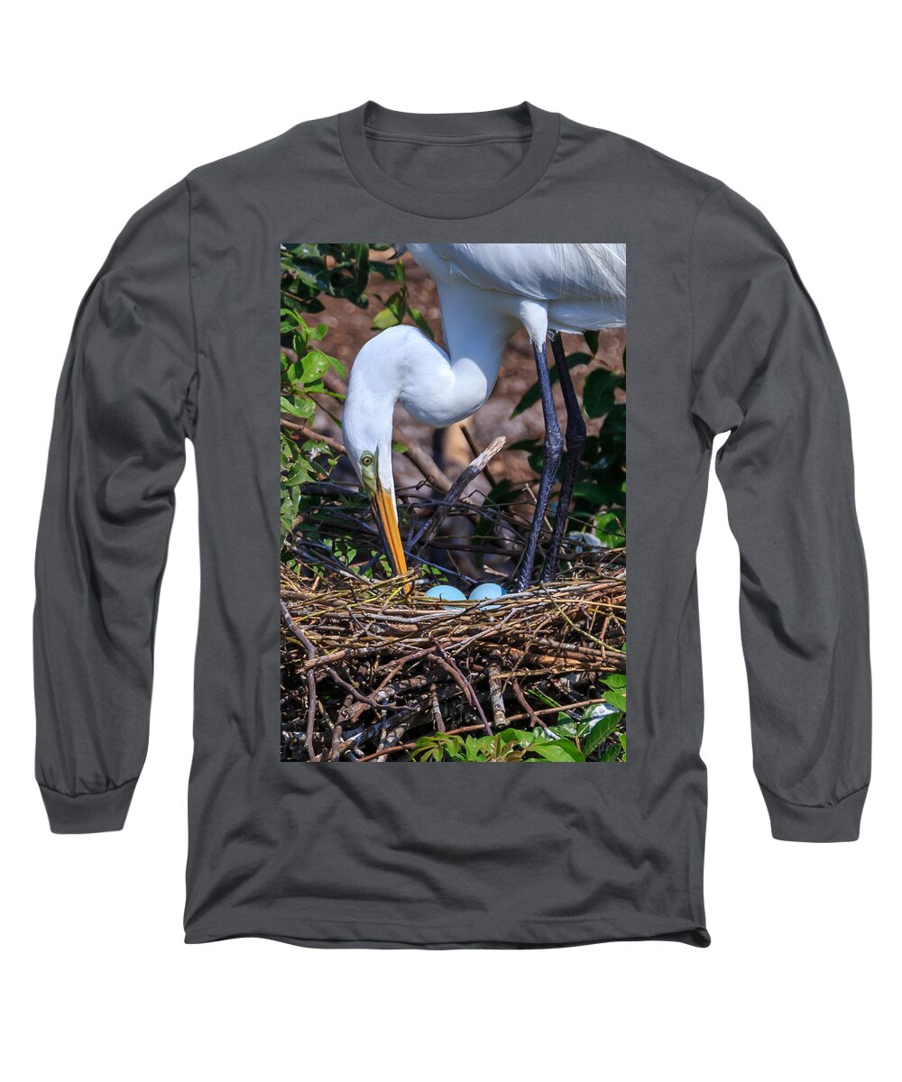 Florida Long Sleeve T-Shirt featuring the photograph Cleaning House by Paul Schultz