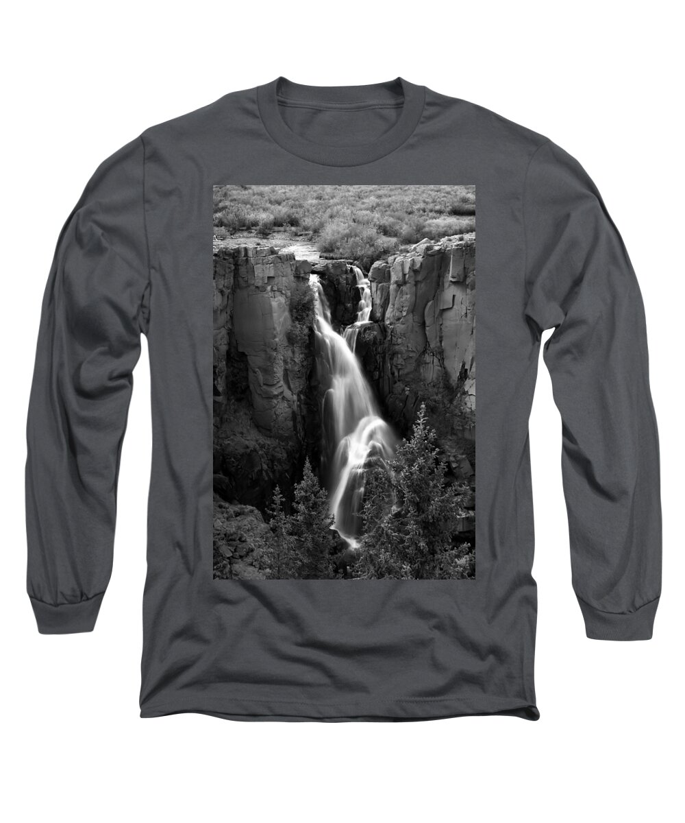 Clear Long Sleeve T-Shirt featuring the photograph Clear Creek Falls by Farol Tomson