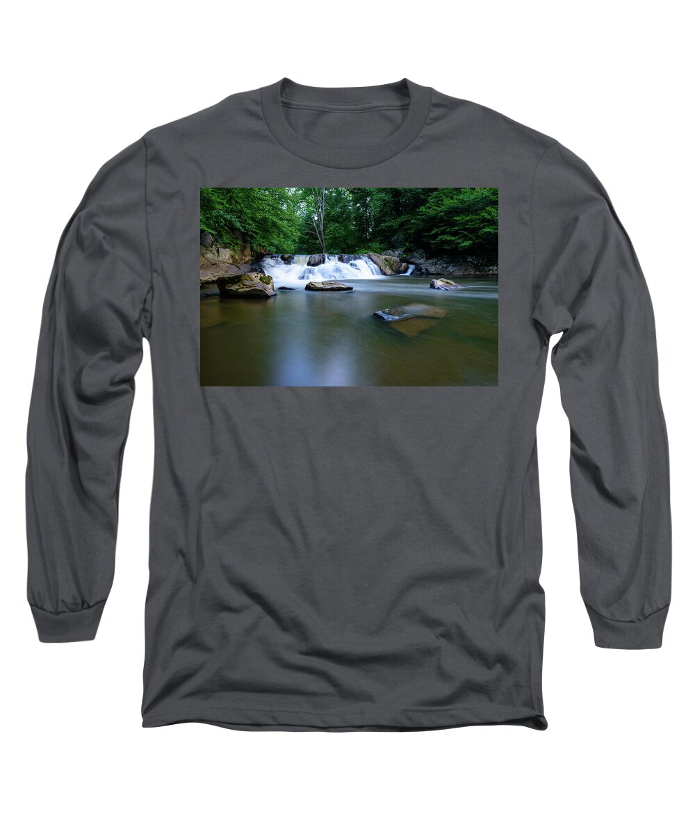 Chestnut Long Sleeve T-Shirt featuring the photograph Clear Creek by Michael Scott