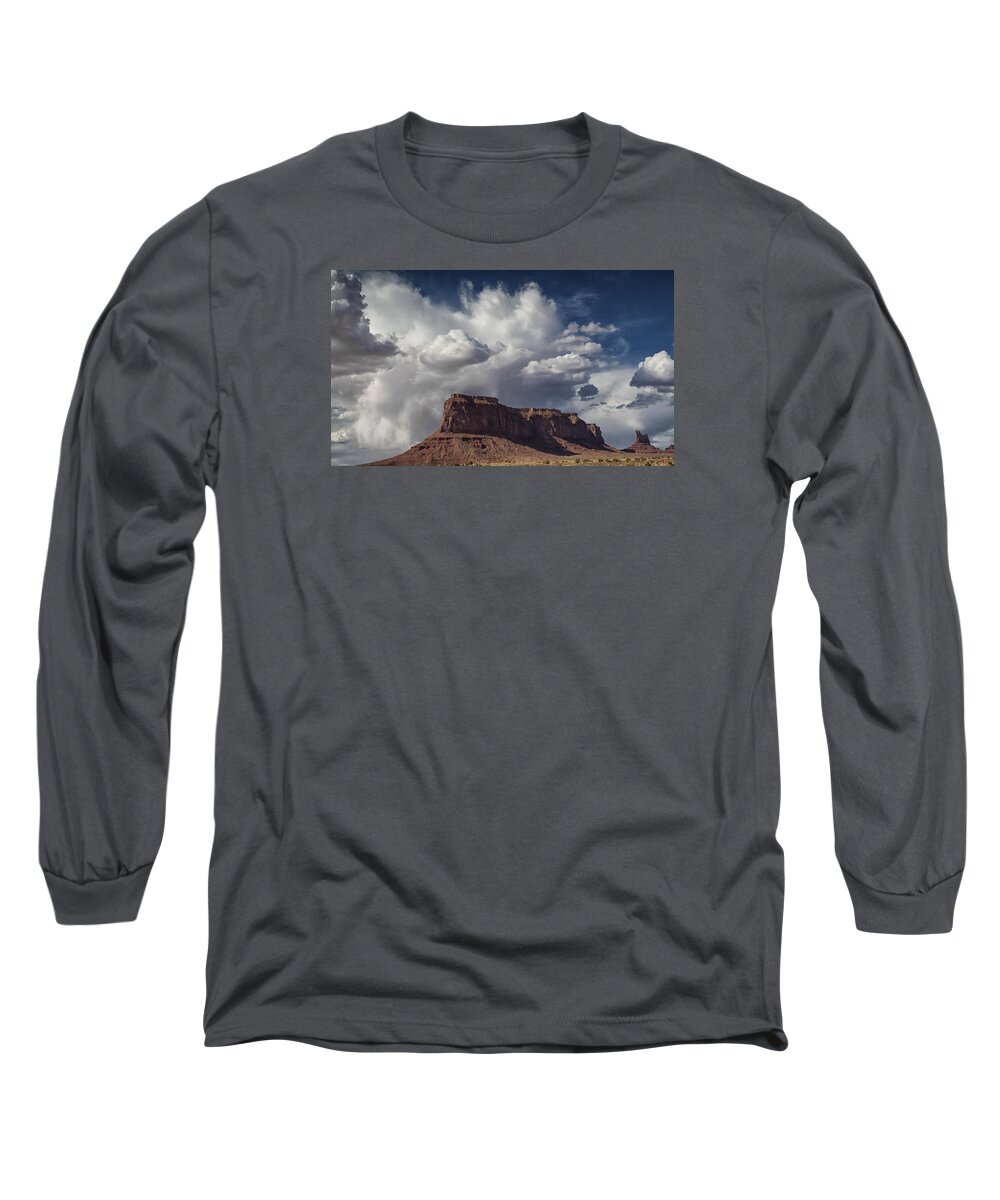 Arizona Long Sleeve T-Shirt featuring the photograph Cloud Burst by Robert Fawcett