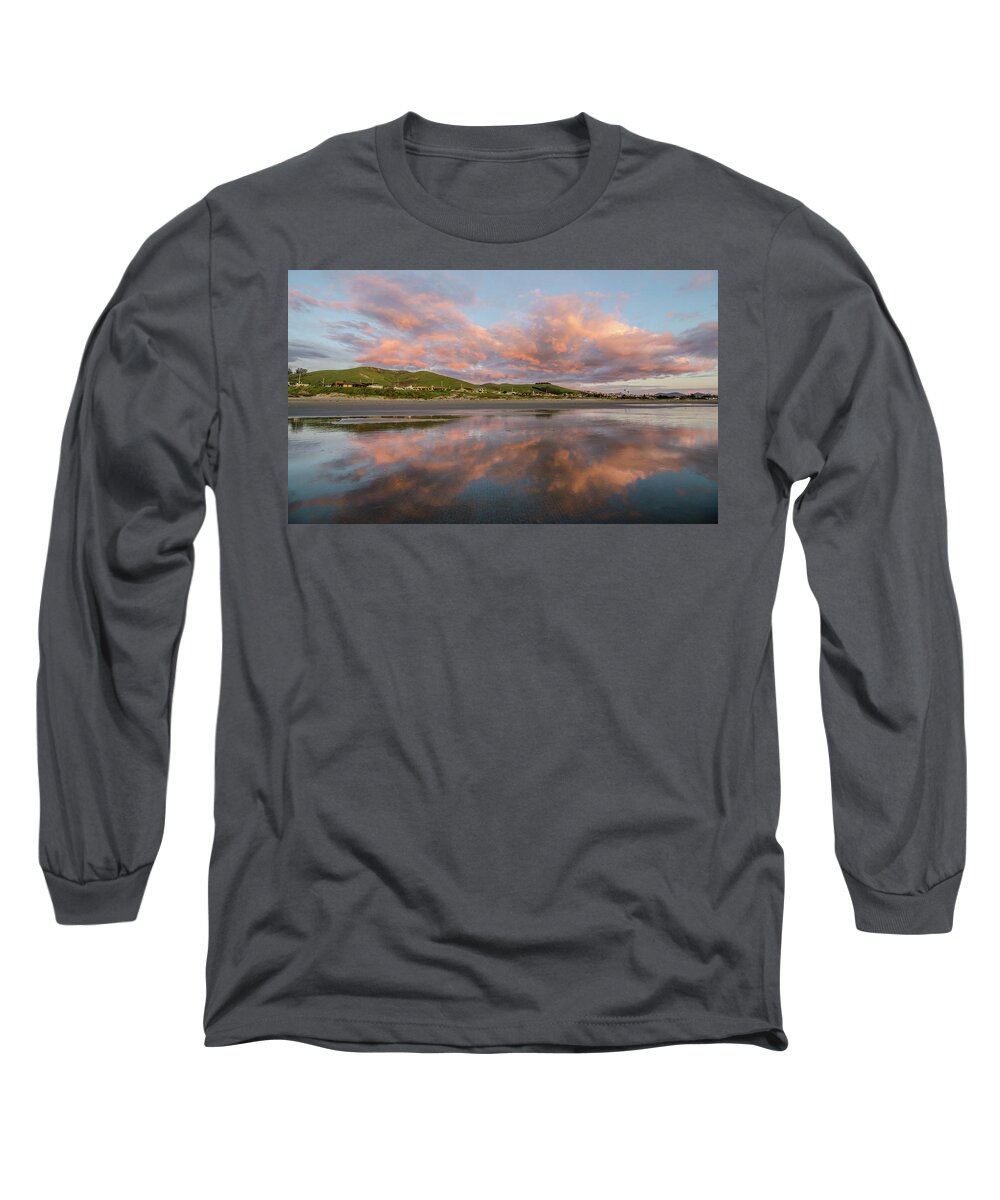 California Long Sleeve T-Shirt featuring the photograph Cloud Reflections by Margaret Pitcher