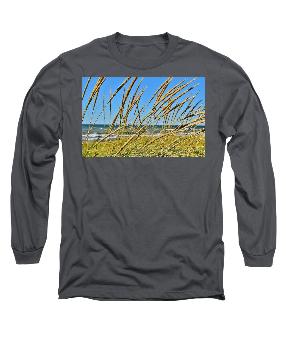 Coastal Living Long Sleeve T-Shirt featuring the photograph Coastal Relaxation by Nicole Lloyd
