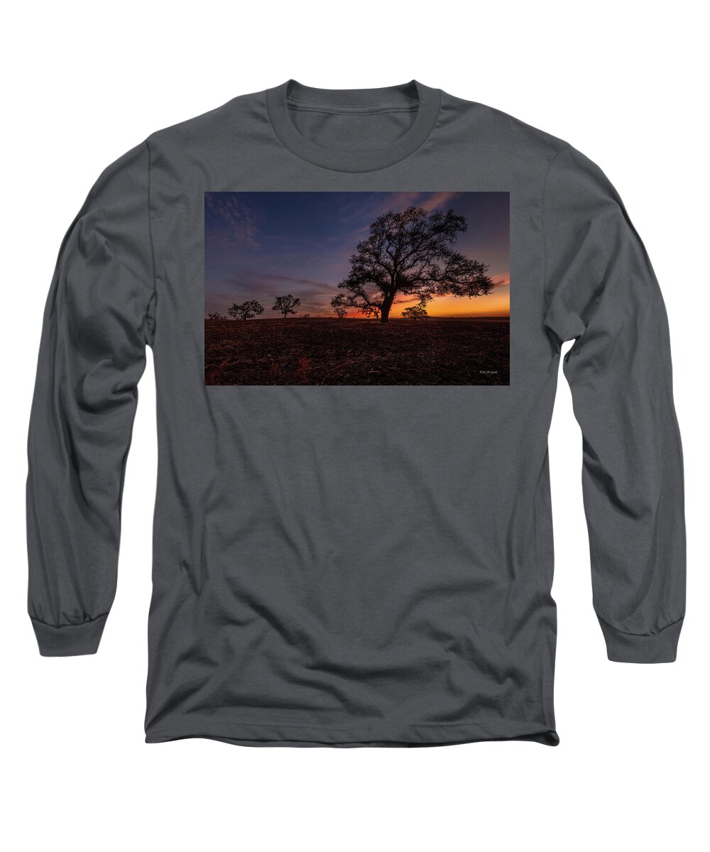 Paso Robles Long Sleeve T-Shirt featuring the photograph Color Change at First Light by Tim Bryan
